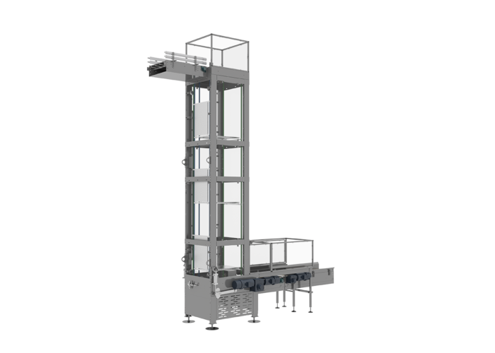 Continuous Motion Vertical Conveyor from Arrowhead Systems