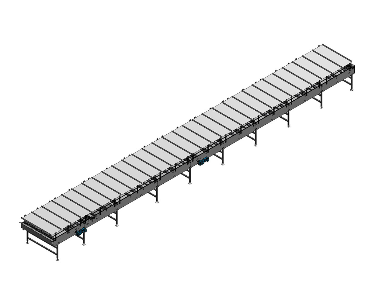 Arrowhead Systems' Can Conveyor Conveyor Accumulation Table