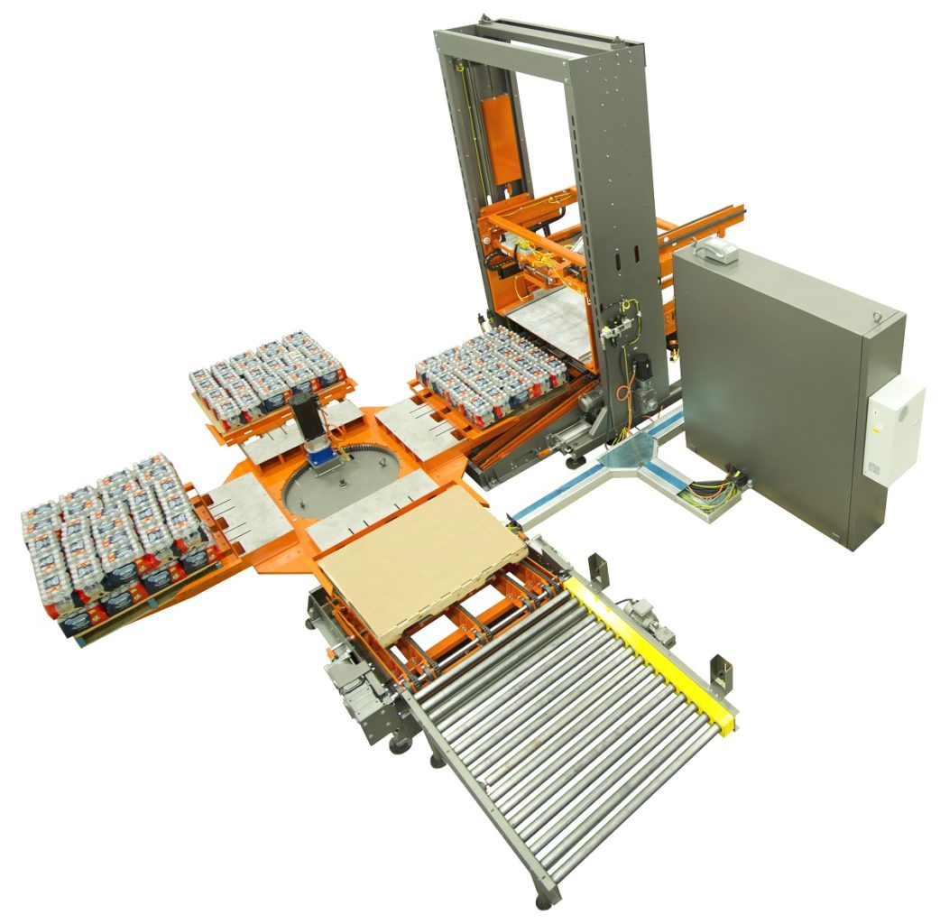 Low Level Case Palletizing Solutions from Arrowhead Systems