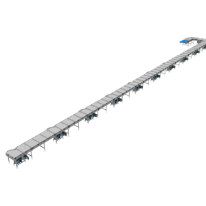 Top Side View of Mass Air Conveyor