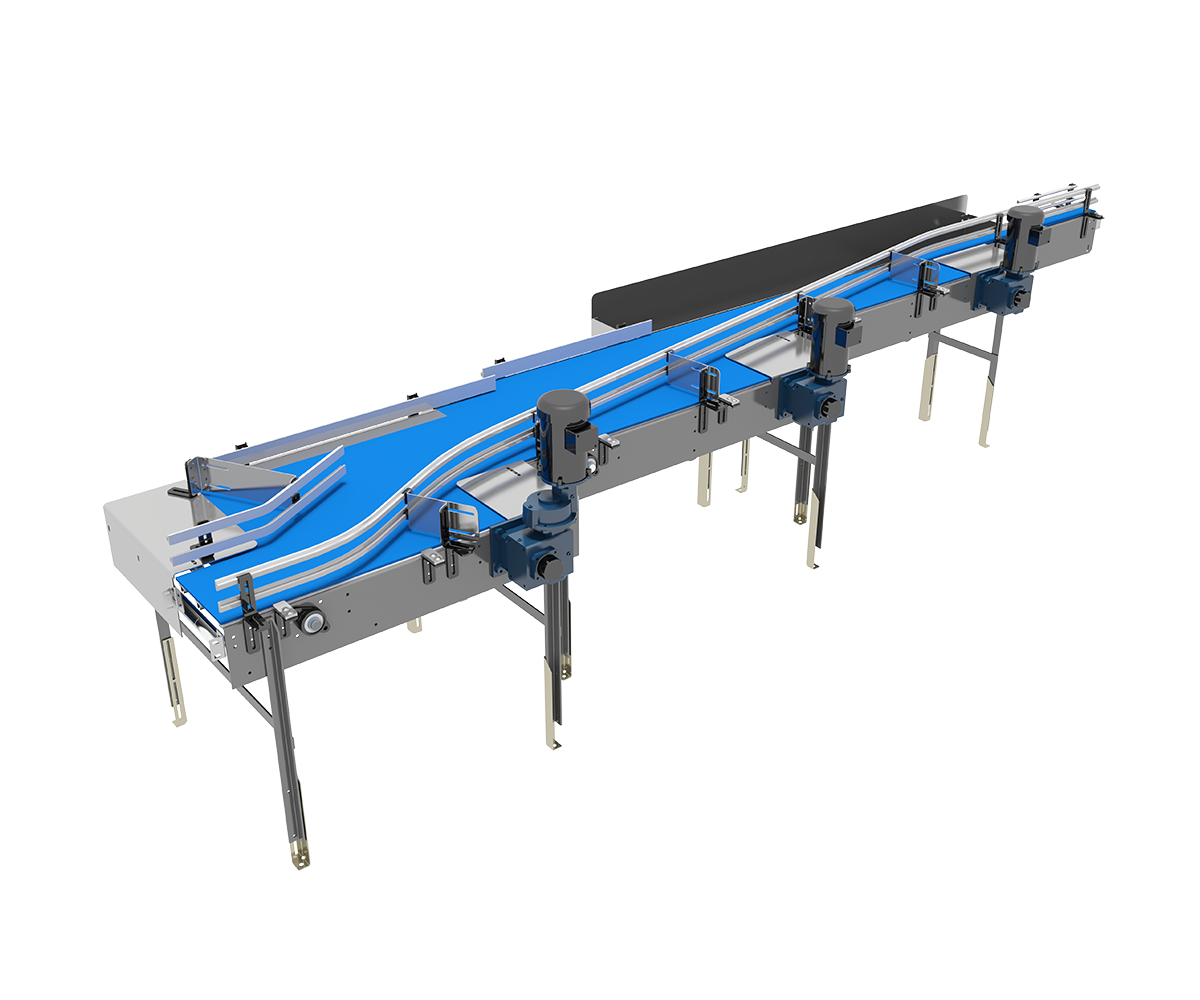 Pressureless Single Filer Conveyor from Arrowhead Systems